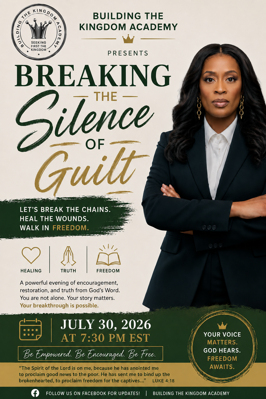 Breaking the Silence of Guilt