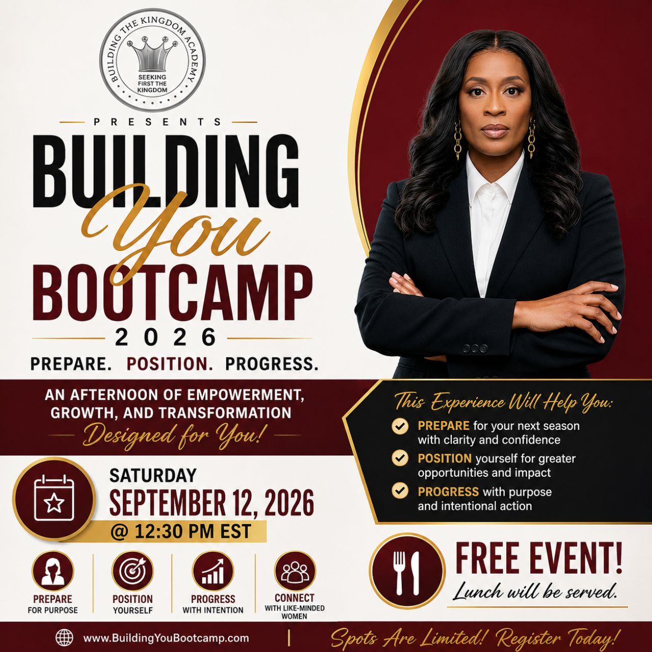 Update Building You Bootcamp Flyer